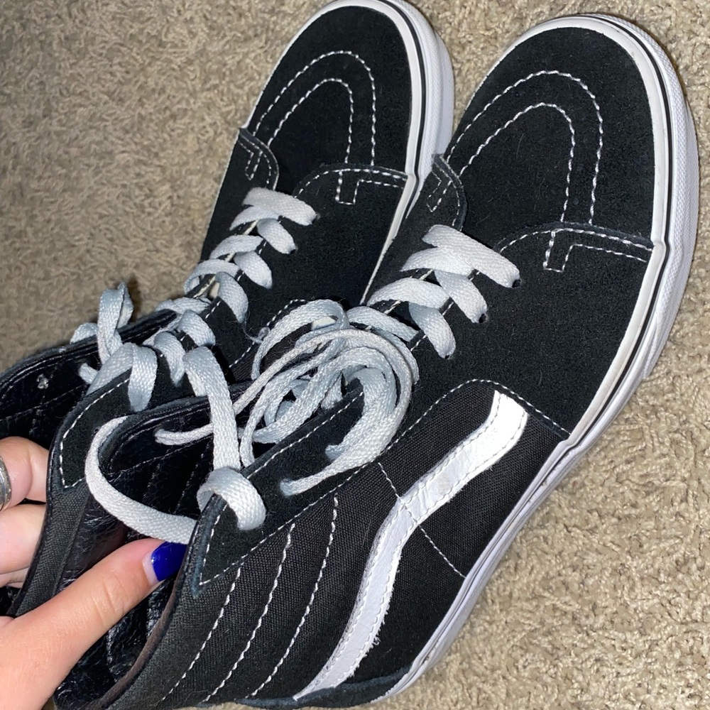 Black high top vans